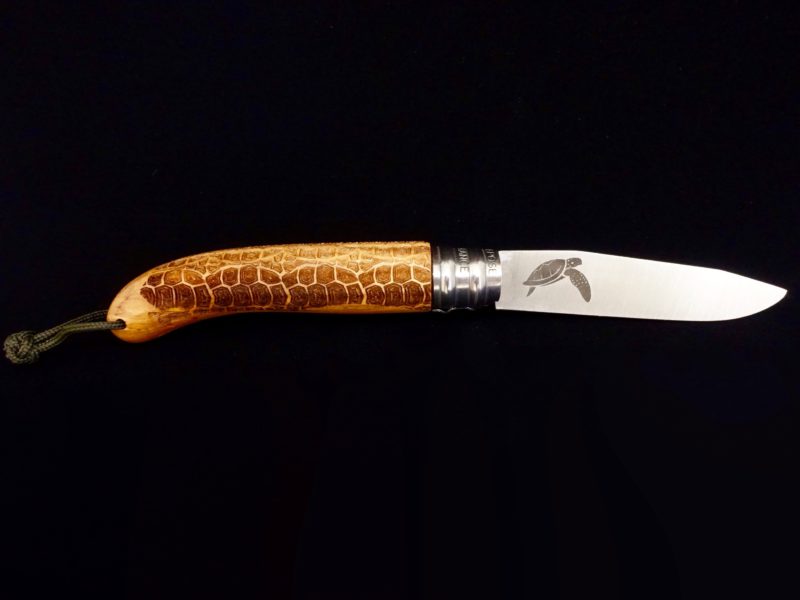 Couteau Verdier L’Alpage Tortue en bois d’Olivier by Décalé