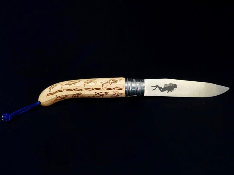 Couteau Verdier l’Alpage « la vie est belle sous l’eau » by Décalé