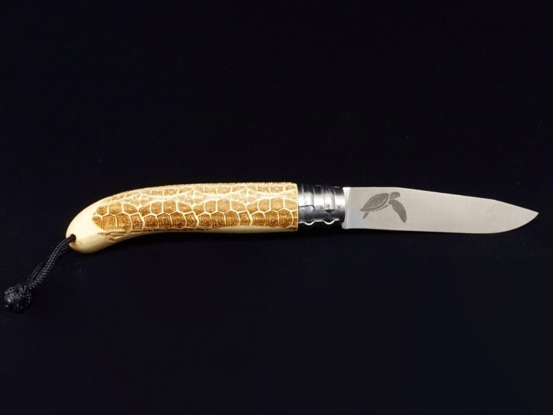 Couteau Verdier L’Alpage Tortue en bois de Hêtre by Décalé