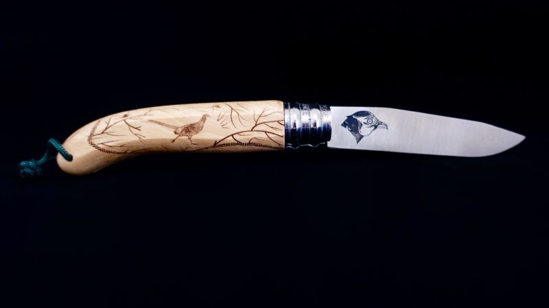 Couteau Verdier L’Alpage Faisan en bois de hêtre by Décalé