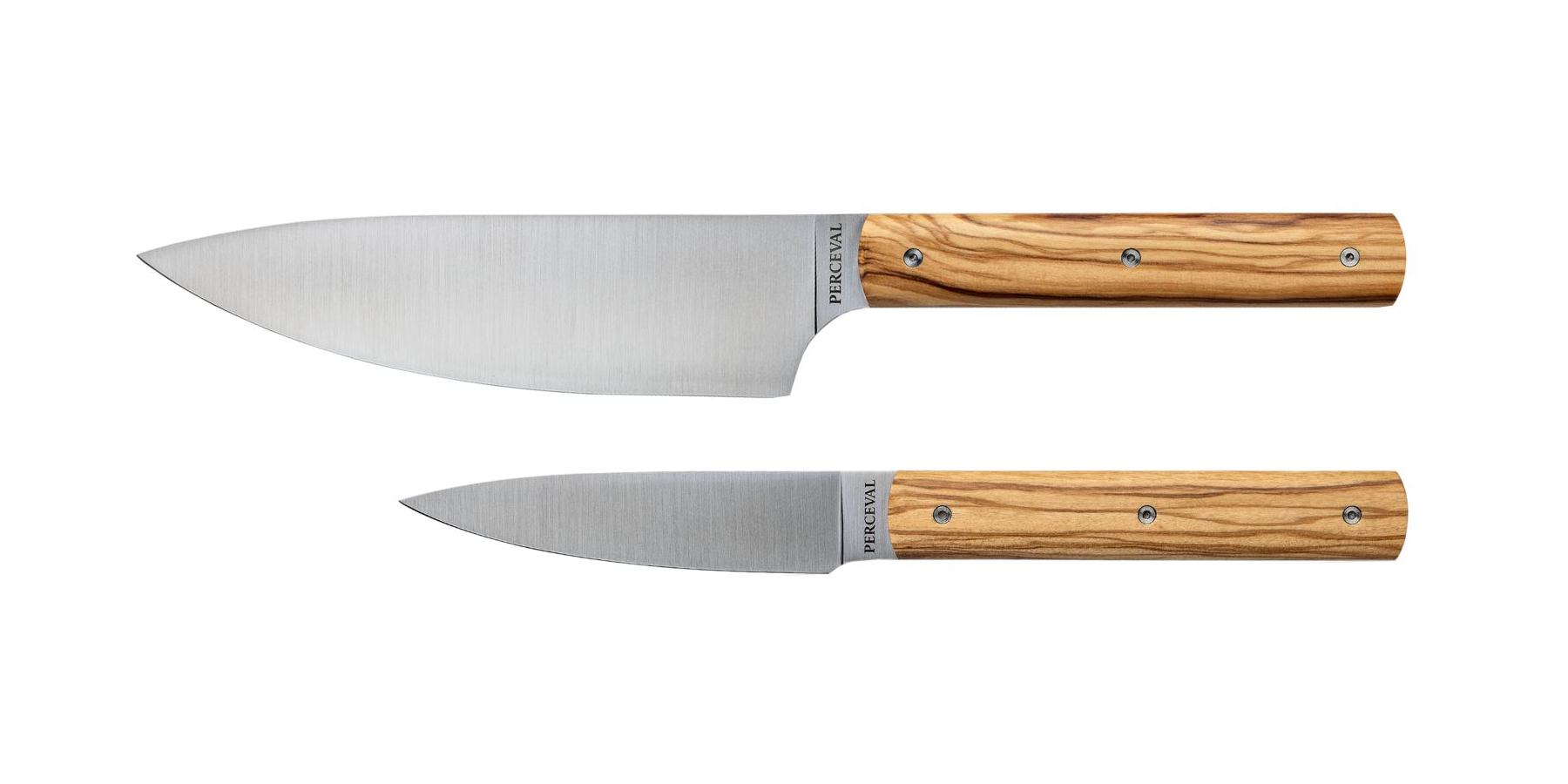 Set de 2 couteaux de cuisine - Office 10 + Éminceur 15